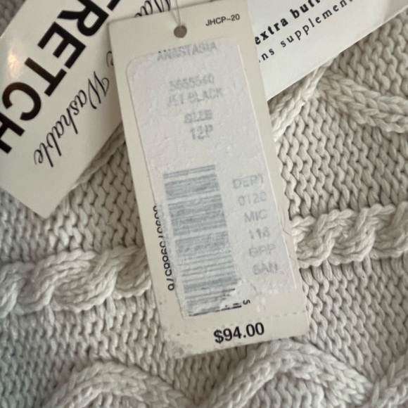 Judith Hart Petites Elegant Black Women's Jacket Sparkly Buttons Lace Trim 12P - Picture 8 of 15